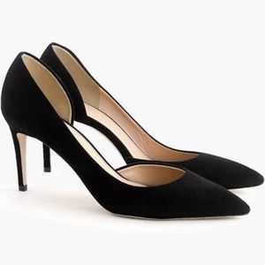 J.crew Womens Lucie Suede Pumps (Size 6H Medium)